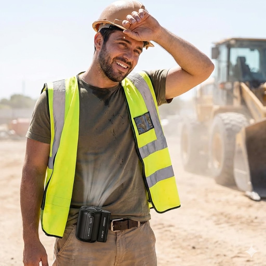 ArcticBelt™ Wearable Waist Clip Fan | Hands-Free Under-Shirt Cooling